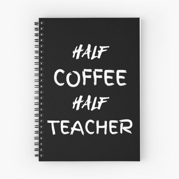 Item preview, Half Coffee Half Teacher designed and sold by Alpha555.