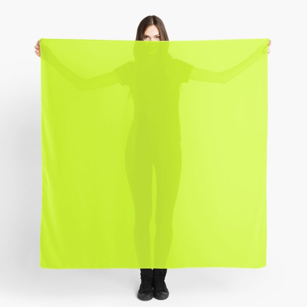 Fluorescent Yellow Scarf