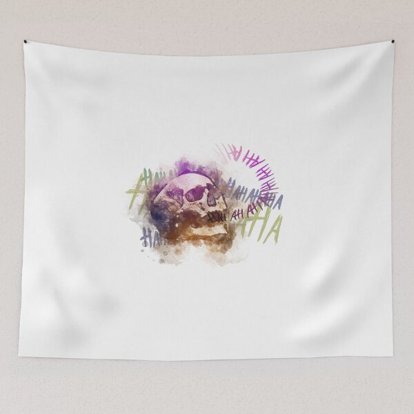 Item preview, Watercolor Laughing Skull designed and sold by insomniacart.