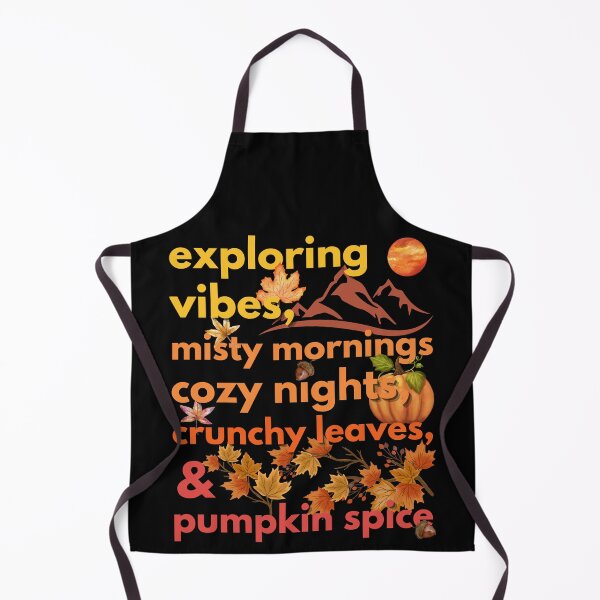 Item preview, exploring vibes misty mornings cozy nights crunchy leaves & pumpkin spice designed and sold by movie-popcorn.