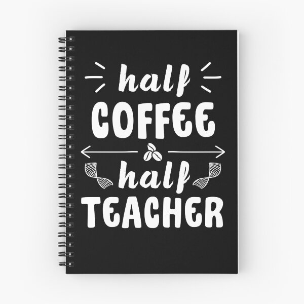 Item preview, Half Coffee Half Teacher designed and sold by Alpha555.