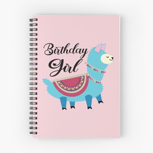Artikelvorschau, Lama alles Gute zum Geburtstag Mädchen entworfen und verkauft von PetShoper.