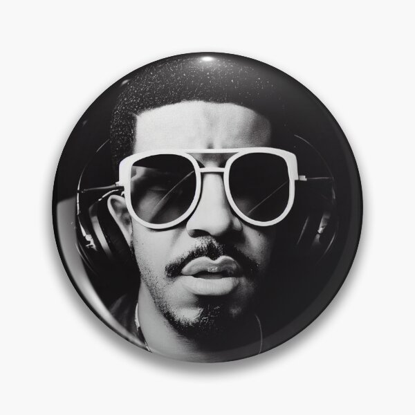 Item preview, Photo of rapper Drake wearing sunglasses and DJ headphones designed and sold by Z3MDesigns.