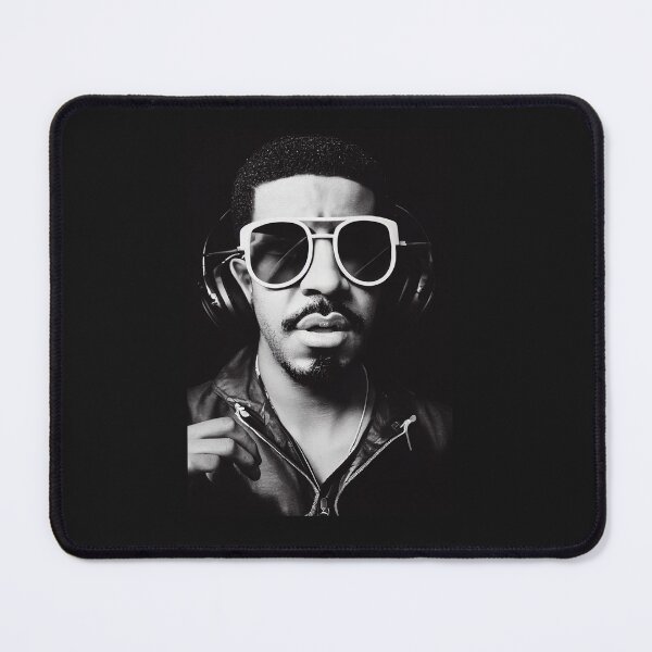 Item preview, Photo of rapper Drake wearing sunglasses and DJ headphones designed and sold by Z3MDesigns.
