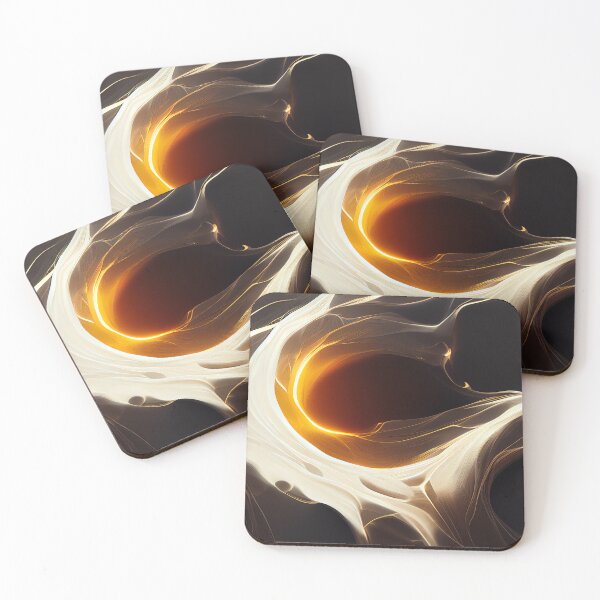 Item preview, Amber abstract waves. Dynamic composition, flow state.  designed and sold by Marcin Jozwiak.