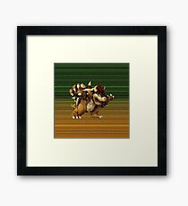 Bowser matrix Framed Print