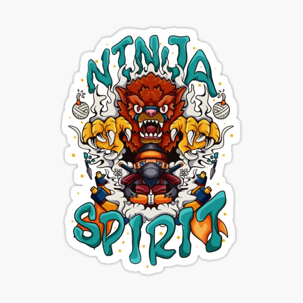 espíritu ninja Pegatina