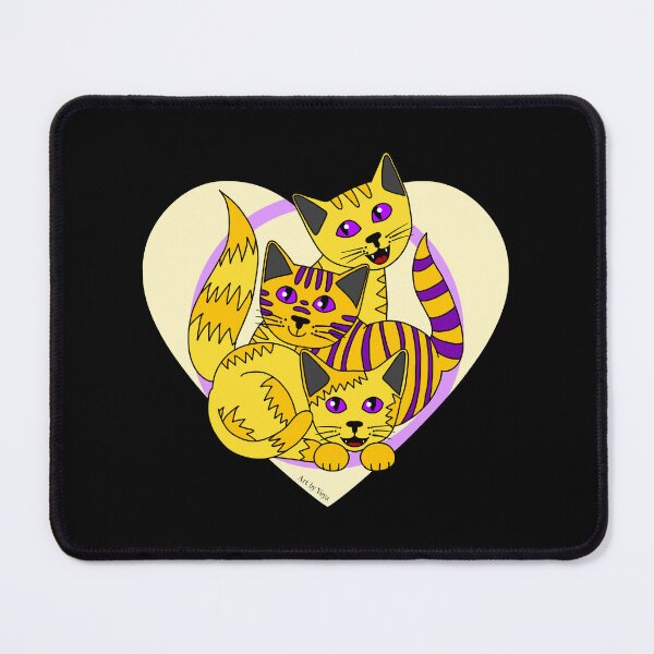 Item preview, Three Intersex Kitties designed and sold by Art by Veya.