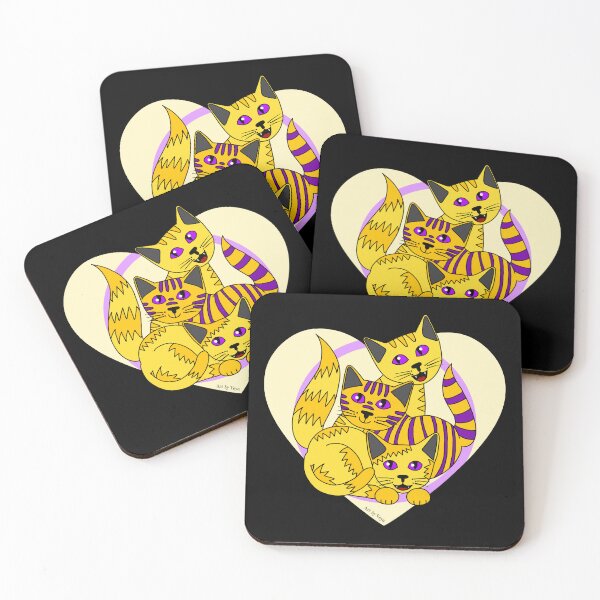 Item preview, Three Intersex Kitties designed and sold by Art by Veya.