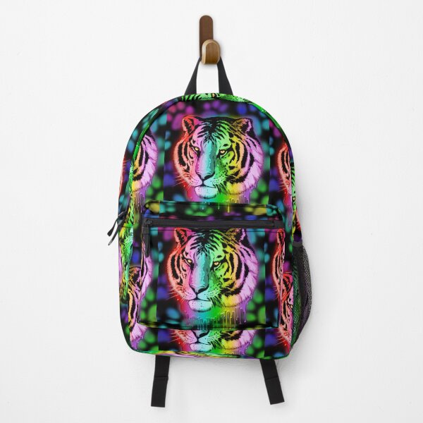 Item preview, Tiger Neon Dripping Rainbow Colors designed and sold by BluedarkArt.