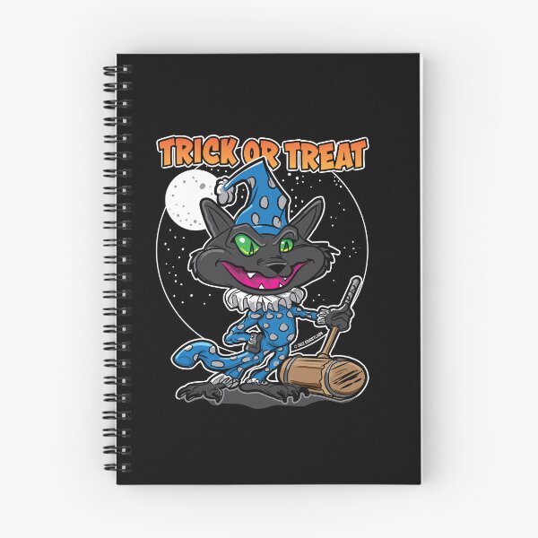 Item preview, Trick or Treat Cat Clown with Mallet by eShirtLabs designed and sold by eShirtLabs.