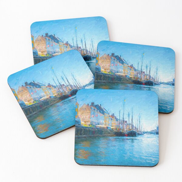 Item preview, Puerto de Nyhavn en Copenhague designed and sold by Pravine Chester.