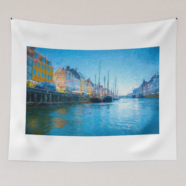 Item preview, Nyhavn Harbour in Copenhagen designed and sold by Pravine Chester.