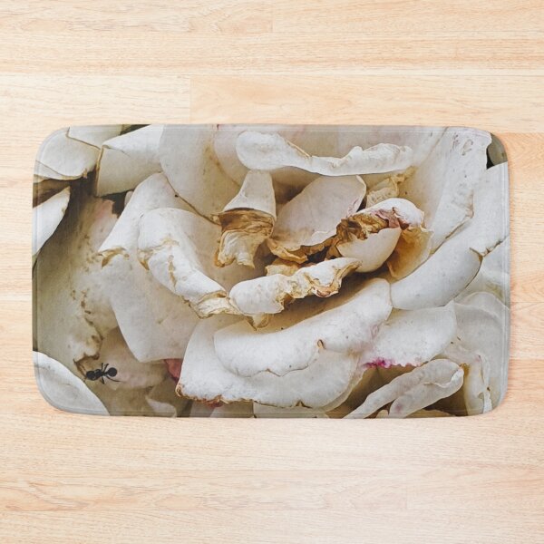 Item preview, Close-up of a beautiful soft decaying white rose  designed and sold by Printblisshop.