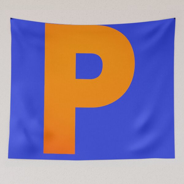 Item preview, Letter P,  Nice  Orange, Letter P designed and sold by starfishstuff.