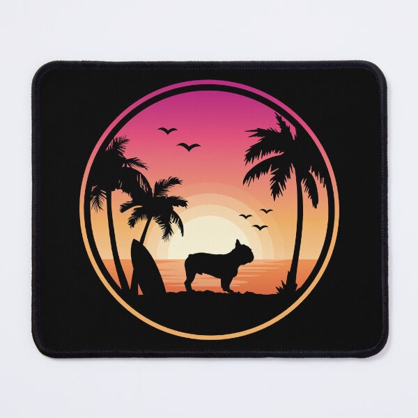 Item preview, French Bulldog at Beach designed and sold by DogsHearted.