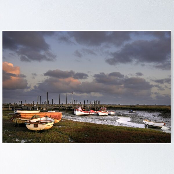 Item preview, Morston Quay Norfolk Sunrise  designed and sold by Jim Key.