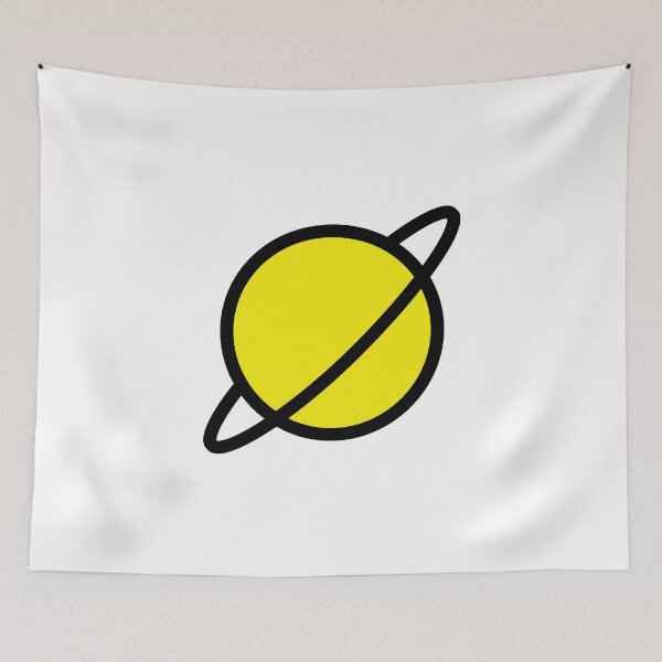 Item preview, Yellow Saturn Planet designed and sold by Momoringalingg.
