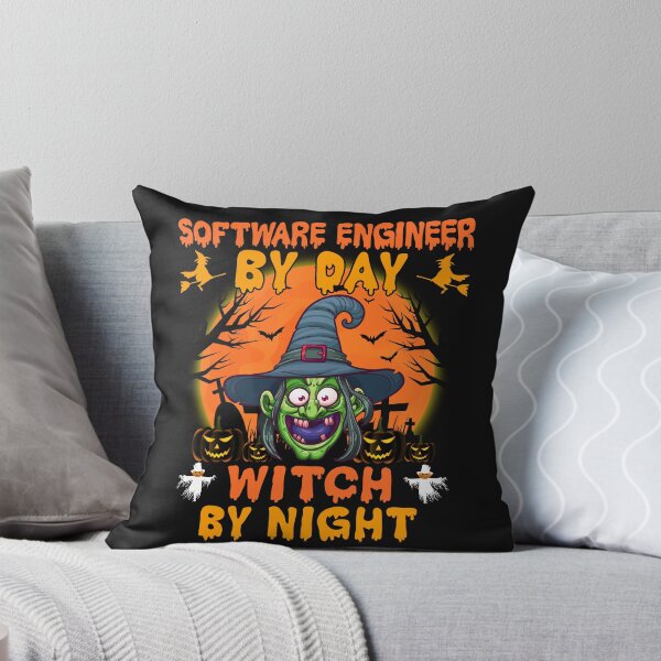 Item preview, Software Engineer By Day Witch By Night designed and sold by decentwearstore.