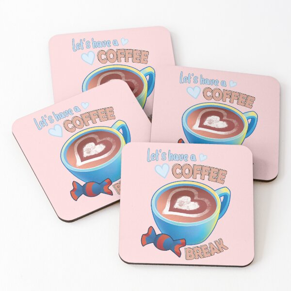 Item preview, Let's Have a Break for Coffee designed and sold by UnicornCornHorn.
