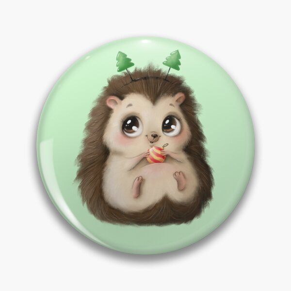 Item preview, Christmas Hedgehog Wearing Trees Headband designed and sold by VirtualFaries.