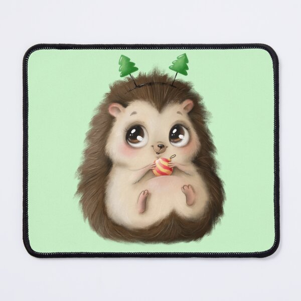 Item preview, Christmas Hedgehog Wearing Trees Headband designed and sold by VirtualFaries.