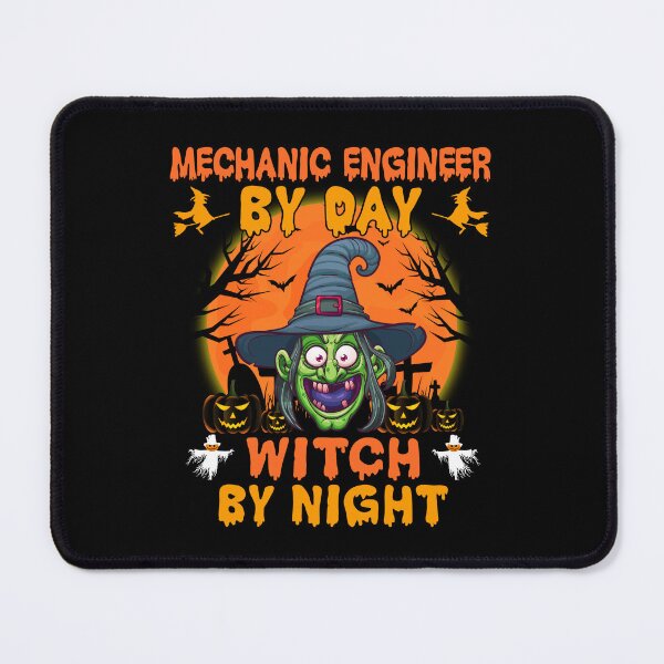 Item preview, Mechanic Engineer By Day Witch By Night designed and sold by decentwearstore.