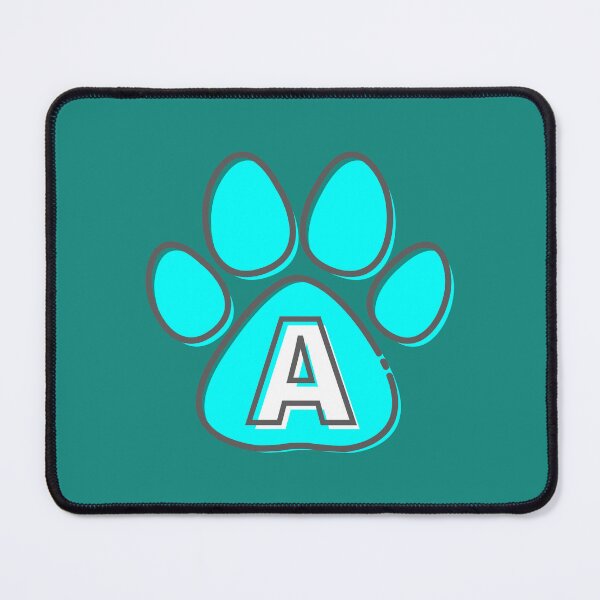 Item preview, Blue Paw Monogram A designed and sold by Coffee Lifestyle.