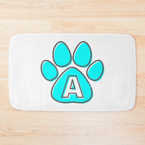 Item preview, Blue Paw Monogram A designed and sold by Coffee Lifestyle.