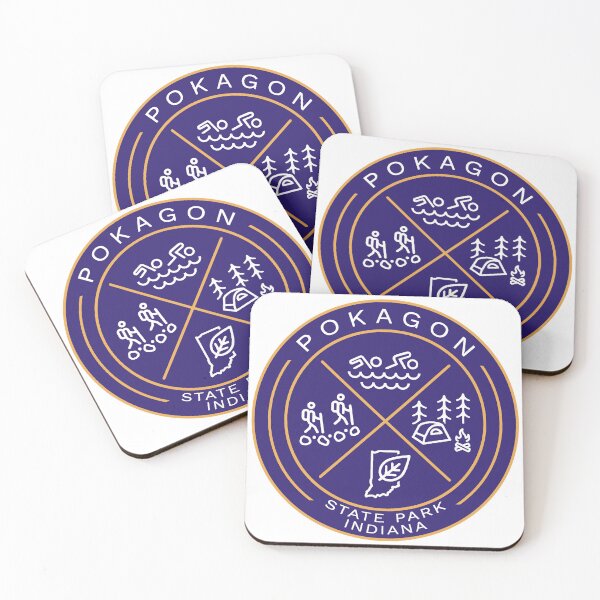 Item preview, Pokagon State Park Indiana Heraldic Logo designed and sold by VanyaKar.