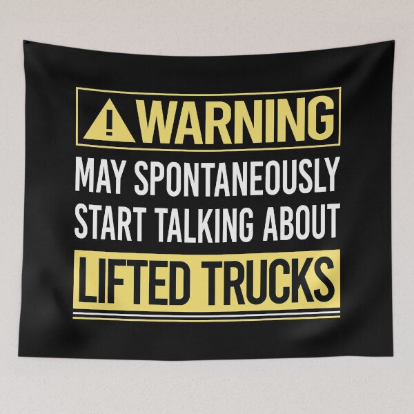 Item preview, Warning About Lifted Trucks designed and sold by WrightTrouble.