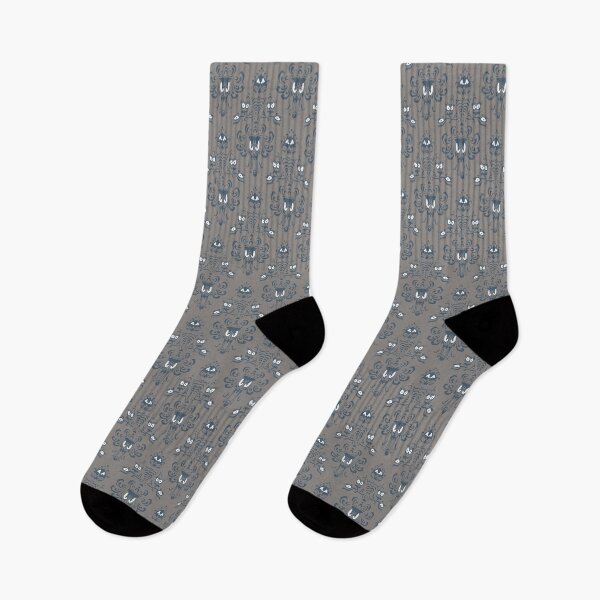 Item preview, Dark Blue and Grey Haunted Mansion Pattern designed and sold by FandomTrading.