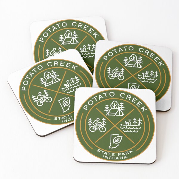 Item preview, Potato Creek State Park Indiana Heraldic Logo designed and sold by VanyaKar.