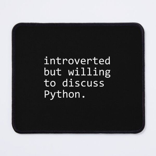Item preview, introverted but willing to discuss Python designed and sold by sengutengu.