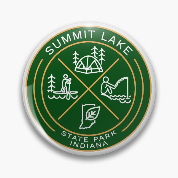 Item preview, Summit Lake State Park Indiana Heraldic Logo designed and sold by VanyaKar.