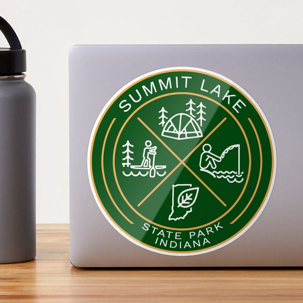 Summit Lake Indiana Vintage Emblem | Sticker