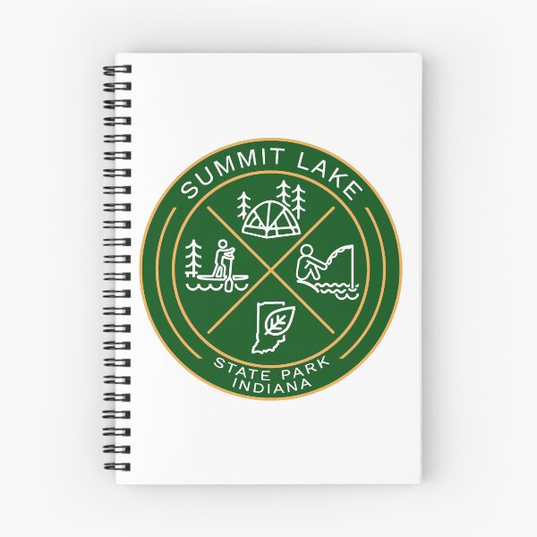 Item preview, Summit Lake State Park Indiana Heraldic Logo designed and sold by VanyaKar.
