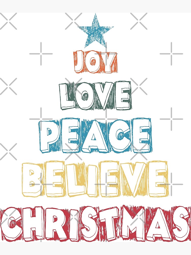 “Joy,love,peace,believe,Christmas” Poster for Sale by samadiabdu2233