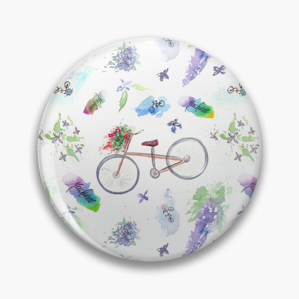 Item preview, Mackinac Island Repeating Watercolor Pattern designed and sold by Jarrod Vandenberg.