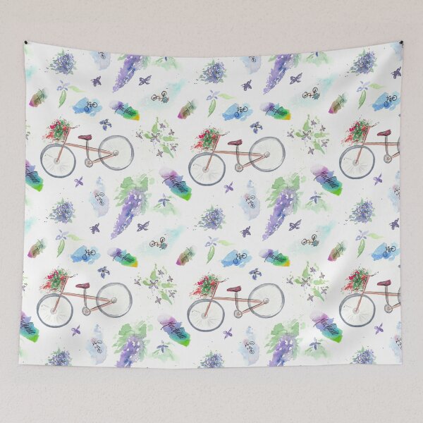 Item preview, Mackinac Island Repeating Watercolor Pattern designed and sold by Jarrod Vandenberg.