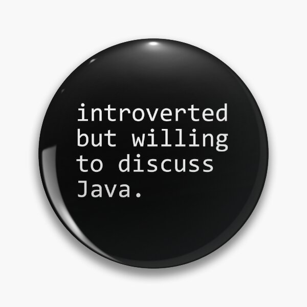 Item preview, introverted but willing to discuss Java designed and sold by sengutengu.