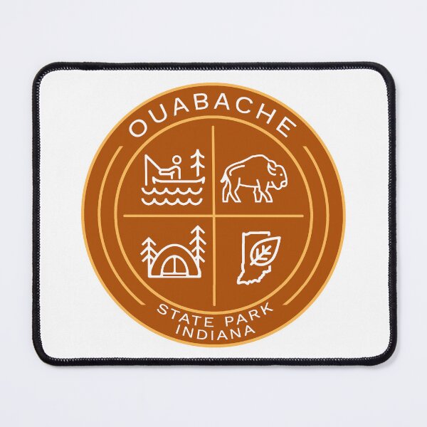 Item preview, Oabache State Park Indiana Heraldic Logo designed and sold by VanyaKar.