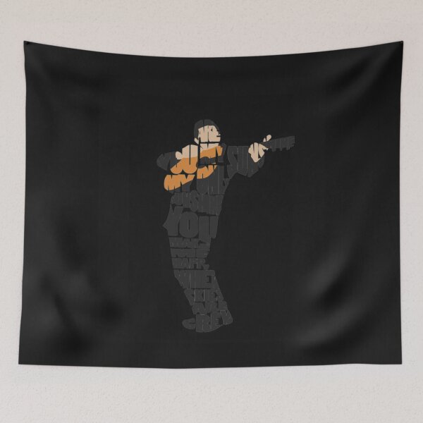 Item preview, Johnny Cash Typography Art designed and sold by leheshoshusy834.