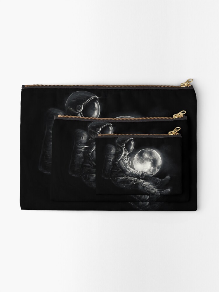 Alternate view of Moon Play Zipper Pouch