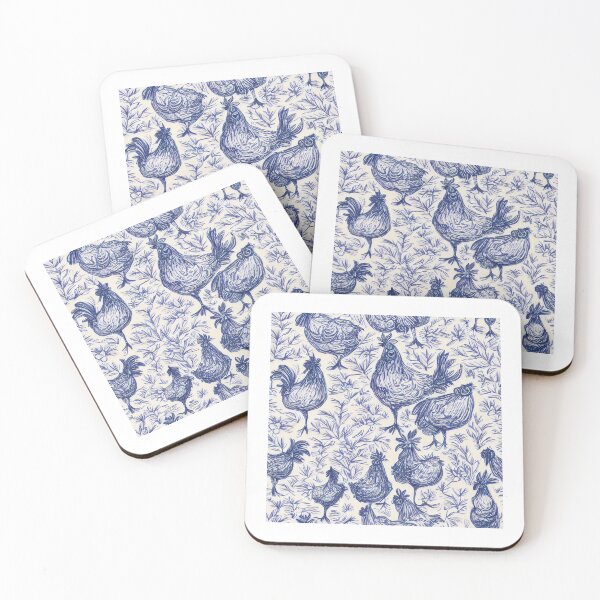 Item preview, Chickens Chickens Chickens - Digital Pen and Ink designed and sold by PVTreasures.