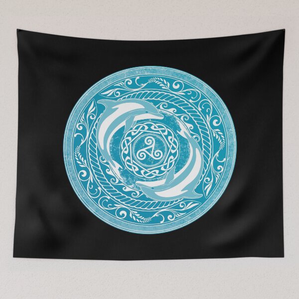 Item preview, Celtic dolphins designed and sold by NicGrayGraphic.