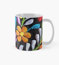Mexican Flowers Embroidery Mug