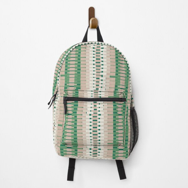 Item preview, Big green and light orange lines pattern designed and sold by YeKnot.