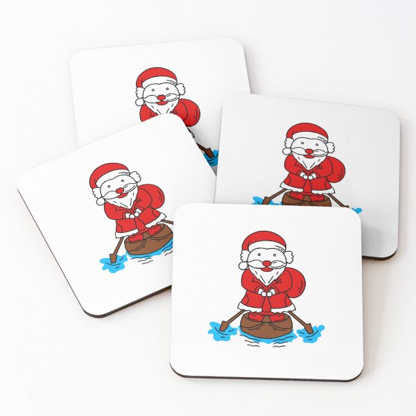 Item preview, Cutee Santa on christmas lake designed and sold by nickardi.