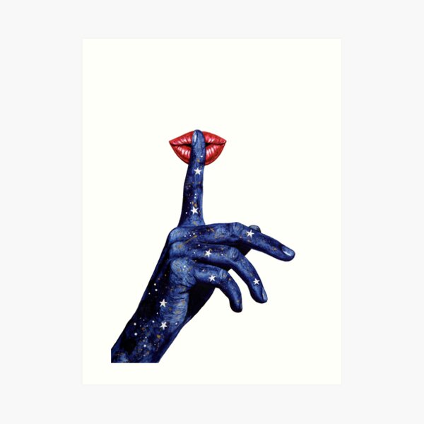 Silence Art Print